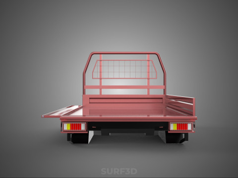 HEADBOARD TAILGATE DROP SIDE LOAD BED BODY DOOR PICKUP TRUCK CAR 3D 모델