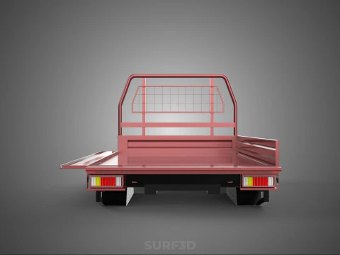 HEADBOARD TAILGATE DROP SIDE LOAD BED BODY DOOR PICKUP TRUCK CAR 3D Model