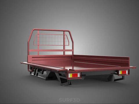 HEADBOARD TAILGATE DROP SIDE LOAD BED BODY DOOR PICKUP TRUCK CAR 3D Model