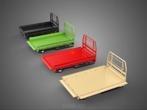 4 MODE DROP SIDE BED BODY GATE PINTU TRUCK PICKUP MOBIL DEK LEBAR Model 3D