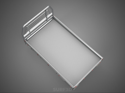 PICKUP TRUCK HEADBOARD STRUCTURE FLAT BED DECK BACK HEAD RACK 3Dモデル