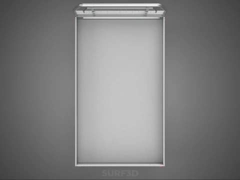 ПИКАП СТРУКТУРА ИЗГОЛОВНОЙ БОРТКИ ПЛОСКАЯ КРОВАТЬ ПАЛУБА ЗАДНЕЙ ГОЛОВКИ 3D Модель