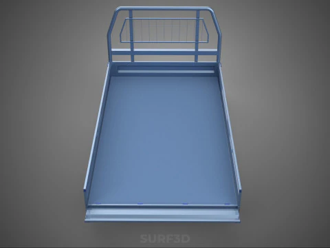 REAR GATE TAILGATE BODY DOOR PICKUP DROP SIDE LOAD BED TRUCK CAR 3D Model