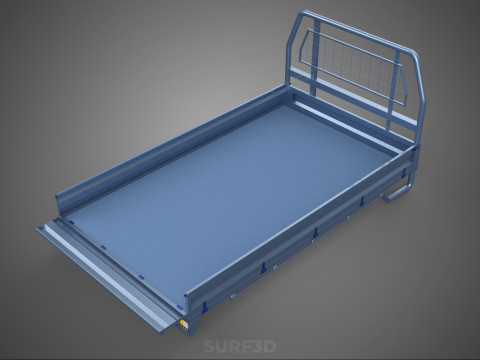 REAR GATE TAILGATE BODY DOOR PICKUP DROP SIDE LOAD BED TRUCK CAR 3D Model