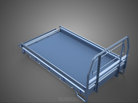 REAR GATE TAILGATE BODY DOOR PICKUP DROP SIDE LOAD BED TRUCK CAR 3D Model