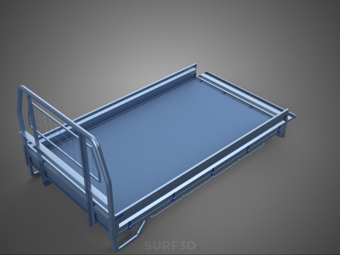 REAR GATE TAILGATE BODY DOOR PICKUP DROP SIDE LOAD BED TRUCK CAR 3D Model