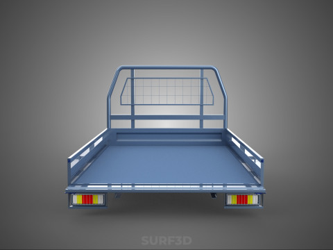 REAR GATE TAILGATE BODY DOOR PICKUP DROP SIDE LOAD BED TRUCK CAR 3D Model