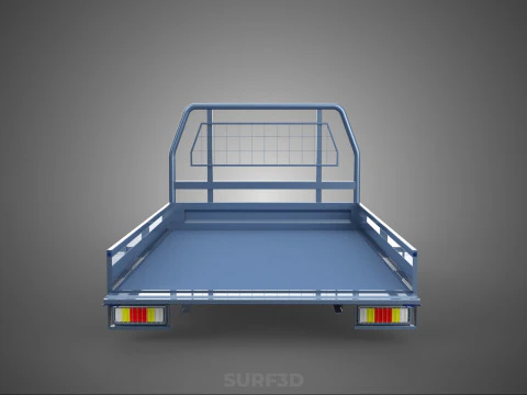 REAR GATE TAILGATE BODY DOOR PICKUP DROP SIDE LOAD BED TRUCK CAR 3D Model