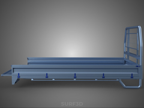 REAR GATE TAILGATE BODY DOOR PICKUP DROP SIDE LOAD BED TRUCK CAR 3D Model