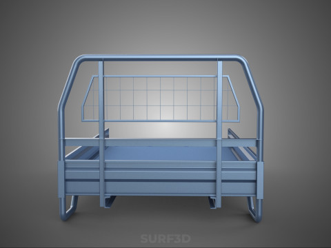 REAR GATE TAILGATE BODY DOOR PICKUP DROP SIDE LOAD BED TRUCK CAR 3D Model