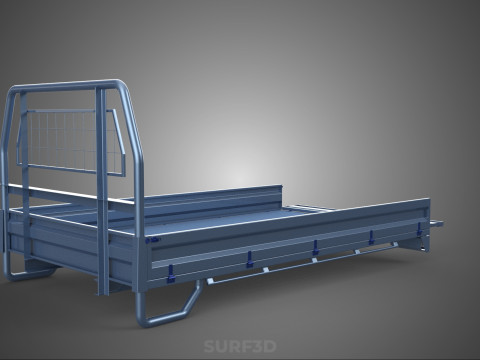 REAR GATE TAILGATE BODY DOOR PICKUP DROP SIDE LOAD BED TRUCK CAR 3D Model