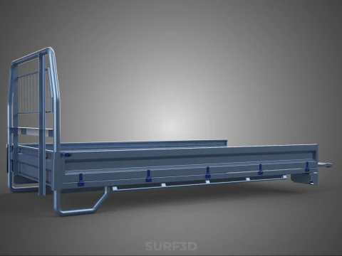 REAR GATE TAILGATE BODY DOOR PICKUP DROP SIDE LOAD BED TRUCK CAR 3D Model