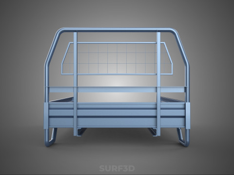 REAR GATE TAILGATE BODY DOOR PICKUP DROP SIDE LOAD BED TRUCK CAR 3D Model