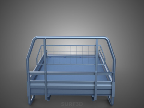 REAR GATE TAILGATE BODY DOOR PICKUP DROP SIDE LOAD BED TRUCK CAR 3D Model
