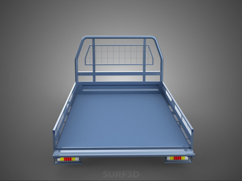 REAR GATE TAILGATE BODY DOOR PICKUP DROP SIDE LOAD BED TRUCK CAR 3D Model