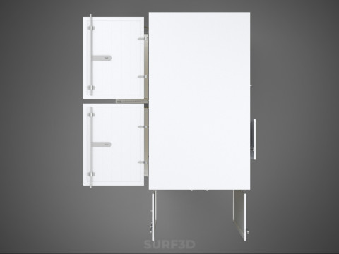 BOX TRUCK PICKUP LORRY CARGO FREIGHT CUBE VAN BOXES DELIVERY CAR 3D Model