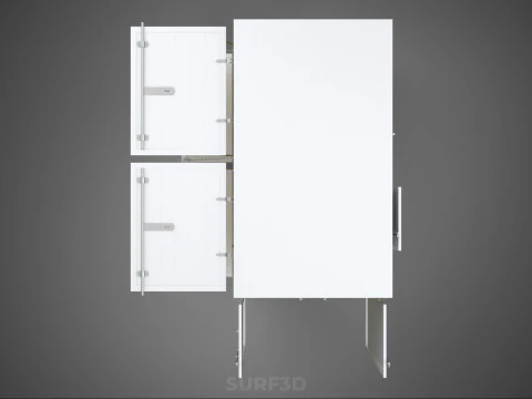BOX TRUCK PICKUP LORRY CARGO FREIGHT CUBE VAN BOXES DELIVERY CAR 3D Model