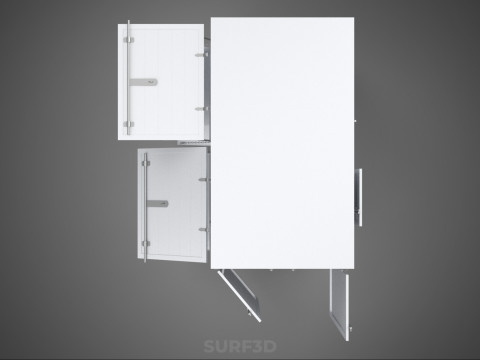 SLIDE PANEL GATE LOADER DROP SLIDING SIDE DOOR BOX TRUCK PICKUP 3D Модель