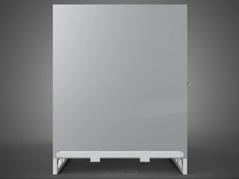 STANDARD BED TRAILER BOX CUBE TRUCK CARGO PICKUP FREIGHT VAN CAR 3D Model