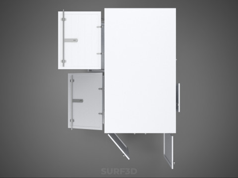 CARGO OPEN SIDE BOX DELIVERY BACK TRUCK CAR VAN URBAN REGIONAL 3D Model