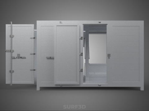 CARGO OPEN SIDE BOX DELIVERY BACK TRUCK CAR VAN URBAN REGIONAL 3D Model