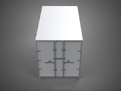 COURIER PARCEL LETTER CARRIER CARGO BOX TRUCK CAR CONTAINER UTE 3D Model