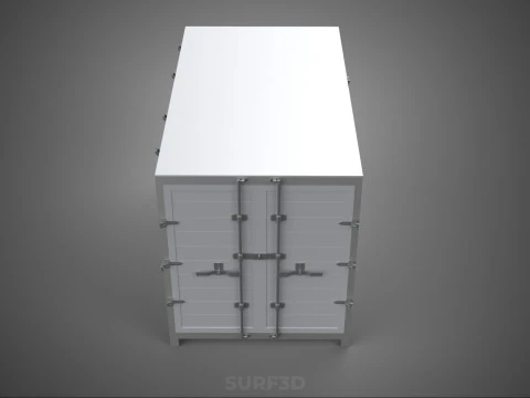 COURIER PARCEL LETTER CARRIER CARGO BOX TRUCK CAR CONTAINER UTE 3D Model