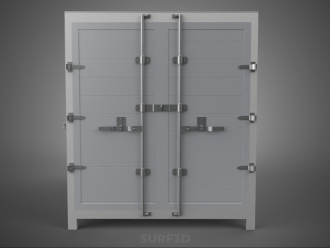 COURIER PARCEL LETTER CARRIER CARGO BOX TRUCK CAR CONTAINER UTE 3D Model