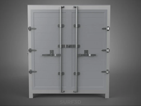 COURIER PARCEL LETTER CARRIER CARGO BOX TRUCK CAR CONTAINER UTE 3D Model