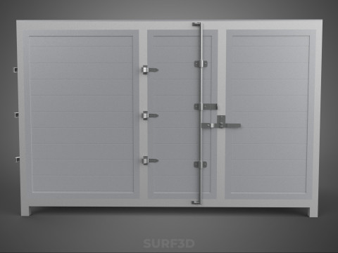 COURIER PARCEL LETTER CARRIER CARGO BOX TRUCK CAR CONTAINER UTE 3D Model