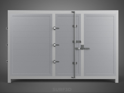 COURIER PARCEL LETTER CARRIER CARGO BOX TRUCK CAR CONTAINER UTE 3D Model