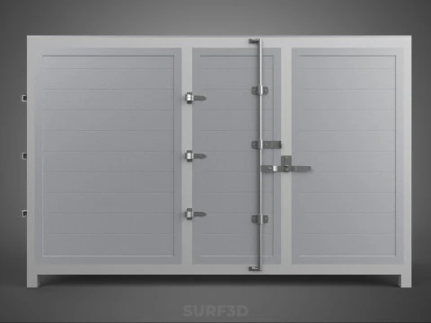 COURIER PARCEL LETTER CARRIER CARGO BOX TRUCK CAR CONTAINER UTE 3D Model