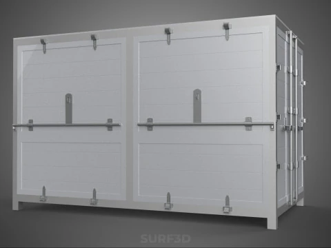 COURIER PARCEL LETTER CARRIER CARGO BOX TRUCK CAR CONTAINER UTE 3D Model