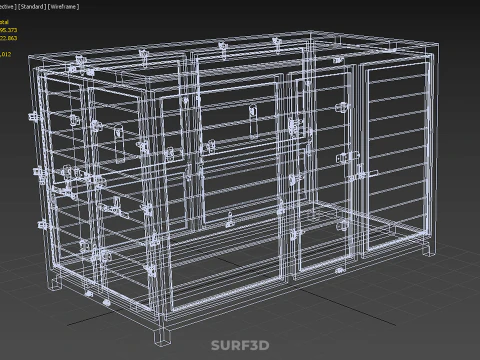 COURIER PARCEL LETTER CARRIER CARGO BOX TRUCK CAR CONTAINER UTE 3D Model