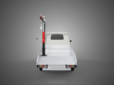 CRANE LIFTING SWIVEL WINCH HOIST JIB HOOK FLATBED TRUCK PICKUP 3Dモデル