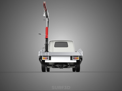CRANE LIFTING SWIVEL WINCH HOIST JIB HOOK FLATBED TRUCK PICKUP 3Dモデル