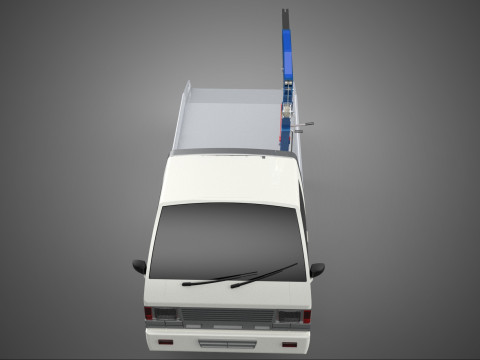 CRIC IDRAULICO GRU MANOVELLA VERRICELLO GANCIO RIMORCHIO CAMION PICKUP Modello 3D