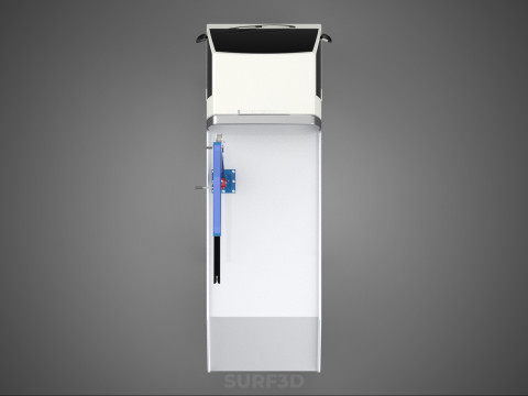 CRIC IDRAULICO GRU MANOVELLA VERRICELLO GANCIO RIMORCHIO CAMION PICKUP Modello 3D