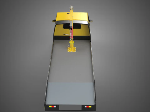 ДОМКРАТ КРАН ПІДЙЕМНИК РУЧНИЙ КРАН ЛЕБІДКА ПІДДІМНИК ЕВАКУАТОР ПІКАП БУКСИРУВАННЯ 3D Модель