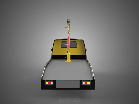 JACK CRANE LIFTER HAND CRANK WINCH HOIST TOW TRUCK PICKUP TOWING 3D 모델