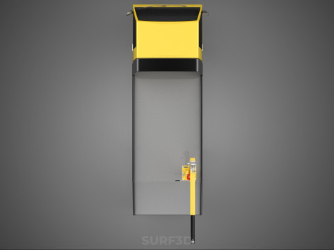 HYDRAULIC JACK CRANE LIFTING MANUAL WINCH HOIST TOW TRUCK PICKUP 3D Модель