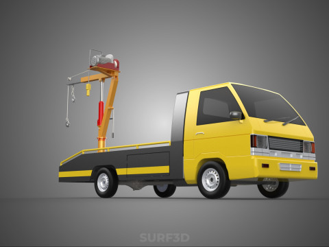 PODNOSZENIE HYDRAULICZNE ŻURAWI WCIĄGARKA ELEKTRYCZNA HOLOWANIE Model 3D