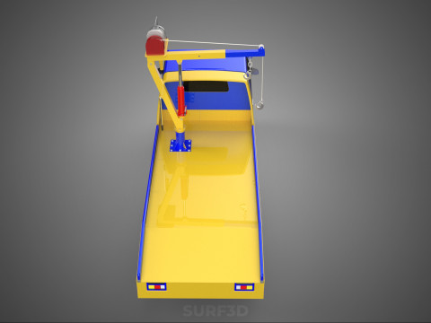 TOWING TOW TRUCK RECOVERY LIFTING CRANE WINCH HOIST BOOM JIB CAR 3Dモデル
