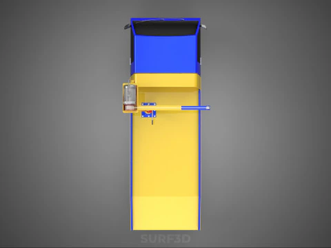 TOWING TOW TRUCK RECOVERY LIFTING CRANE WINCH HOIST BOOM JIB CAR 3D Model