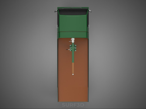 MILITARY ARMY FLATBED LIFTING CRANE HOOK TACTICAL RECOVERY TRUCK 3D Модель