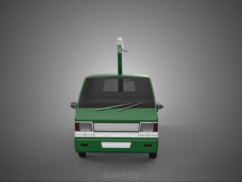 MILITARY ARMY FLATBED LIFTING CRANE HOOK TACTICAL RECOVERY TRUCK 3D Модель