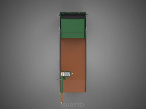 ARMY MILITARY WAR PICKUP TOW TRUCK CRANE WRECKER HOIST WINCH CAR 3D Model