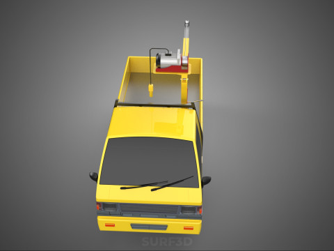 SMALL MINI COMPACT PICKUP TRUCK WINCH HOIST HYDRAULIC CRANE JIB Model 3D