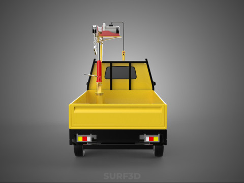 SMALL MINI COMPACT PICKUP TRUCK WINCH HOIST HYDRAULIC CRANE JIB Model 3D