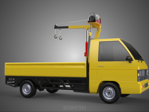 SMALL MINI COMPACT PICKUP TRUCK WINCH HOIST HYDRAULIC CRANE JIB Model 3D